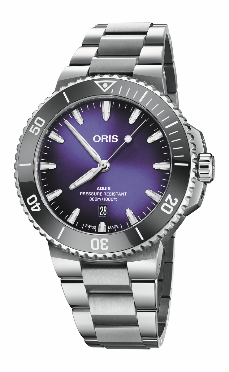 Oris Aquis Date Taste of Summer REF#73377894158-0782304PEB (Purple