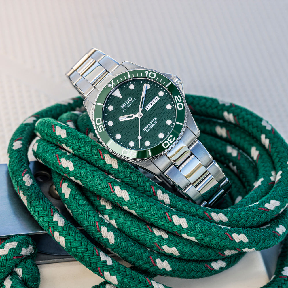 MIDO Ocean Star 200C Automatic (Green Dial / 42.5mm) – Hemsleys