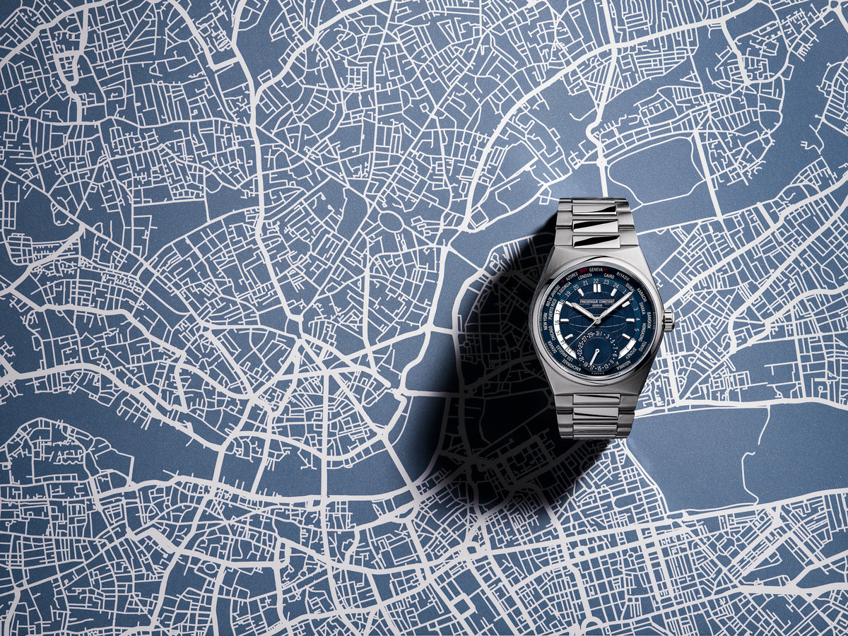 Frederique Constant Highlife Worldtimer Manufacture Automatic Blue Dial 41mm