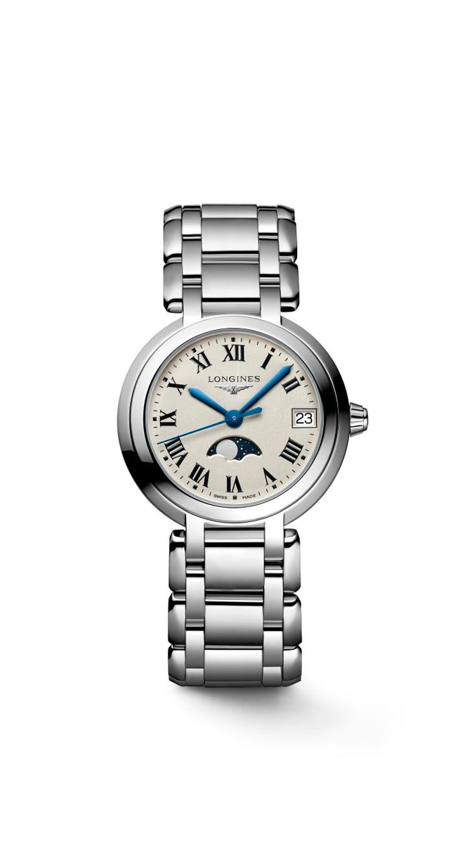 Longines Primaluna Quartz Silver Dial 30mm Hemsleys Jewellers