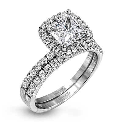 Princess cut solitaire wedding 2025 set