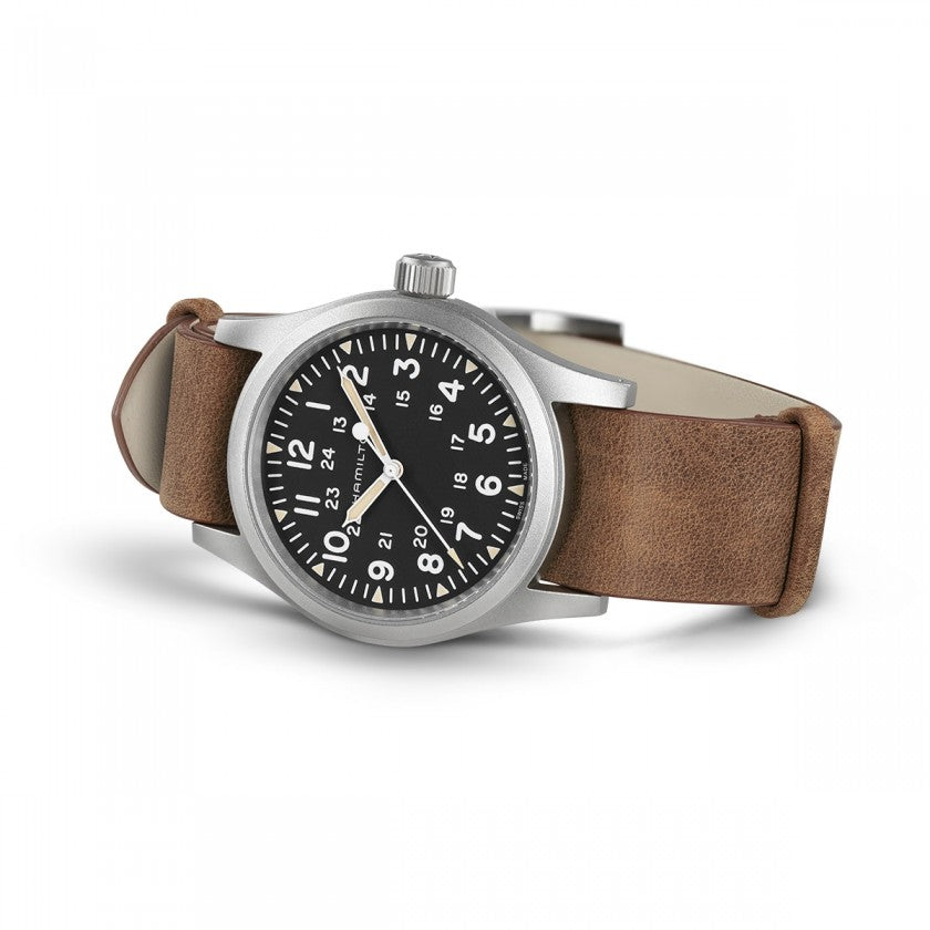 Hamilton Khaki Field Mechanical (Black Dial / 38mm / PVD Case