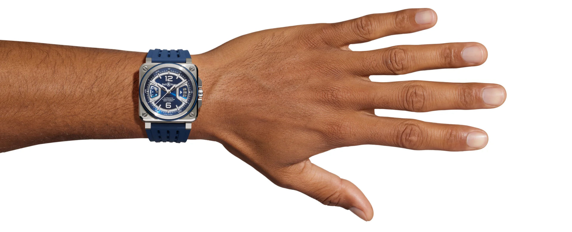 Bell & Ross BR-X3 Blue Steel Automatic BRX3R-BLU-ST/SRB (Blue Dial / 41mm)