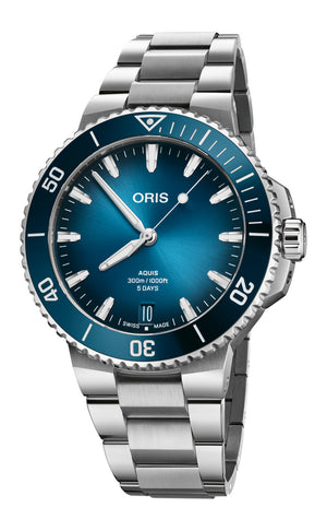 Oris Aquis Date Calibre 400 Automatic REF#40077904135 (Blue Dial