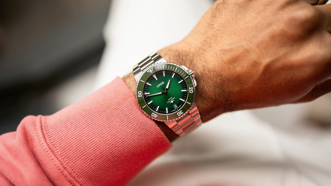 Green Dial Oris Aquis Calibre 400 Review Oris Aquis Date, In House