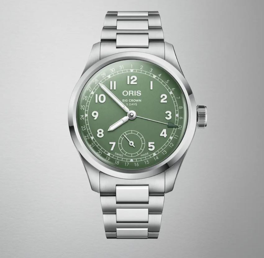 Oris Big Crown Pointer Date Calibre 403 Automatic REF#40377994067-0782006 (Green Dial / 40mm)