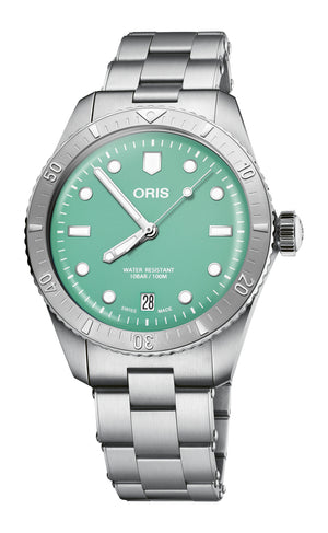 Oris Divers Sixty-Five Cotton Candy Automatic (Green Dial / 38mm)
