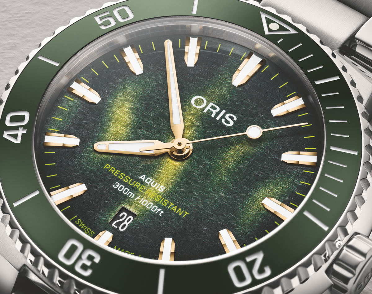Oris Aquis Date Kelp Forest Limited Edition REF#73377874187-Set
