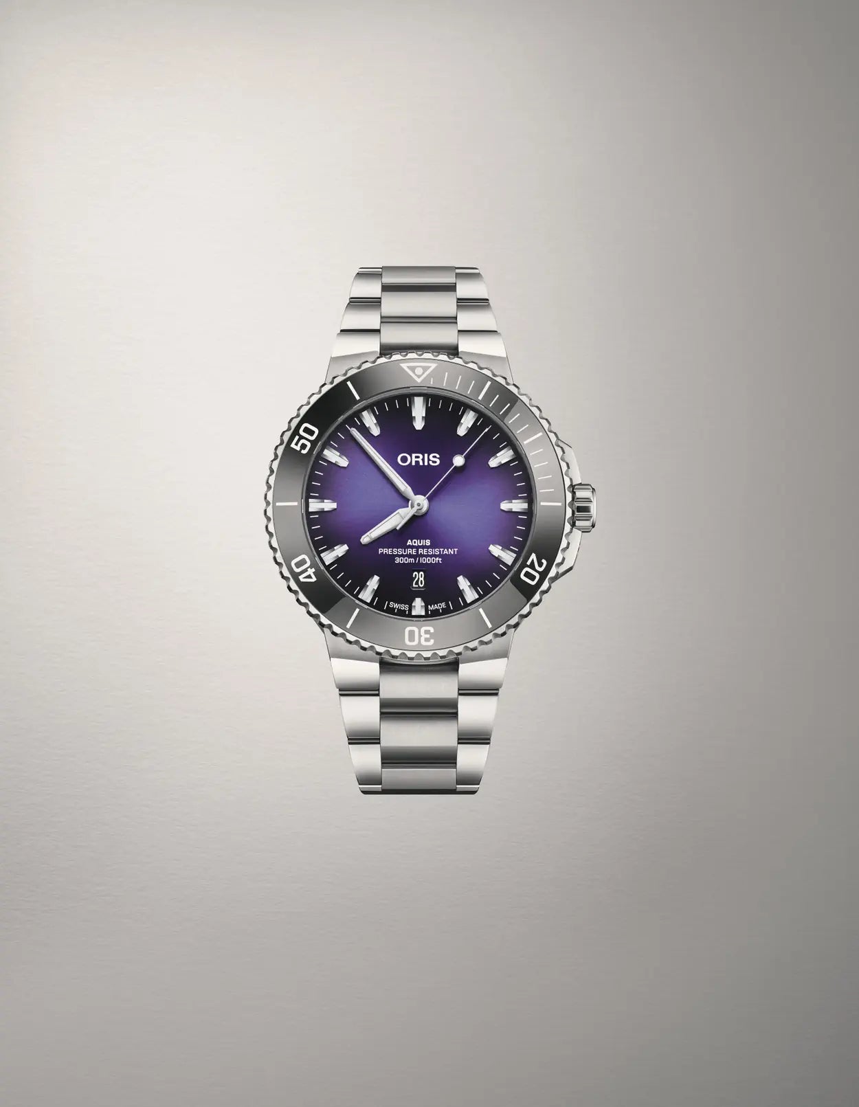 Oris Aquis Date Taste of Summer REF#73377894158-0782304PEB (Purple Dial / 43.5mm)