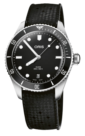 Oris Divers Date Automatic REF#73377954054-Set (Black Dial / 39mm)