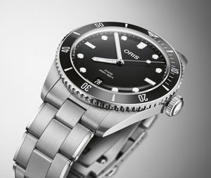 Oris Divers Date Automatic REF#73377954054-Set (Black Dial / 39mm)