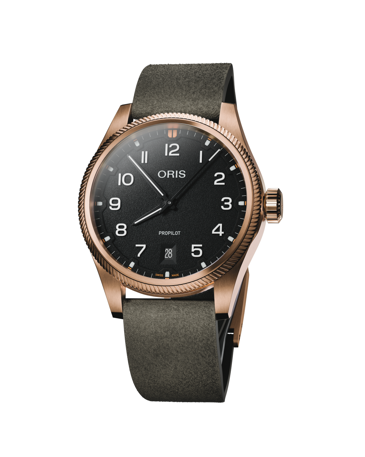 Oris ProPilot Bronze Automatic REF#73378053164-0762022BRLC (Black Dial / 41mm)