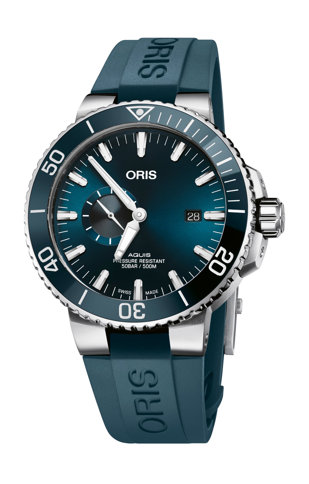 Oris Aquis Small Second Date Automatic (Blue Dial / 45.5mm)