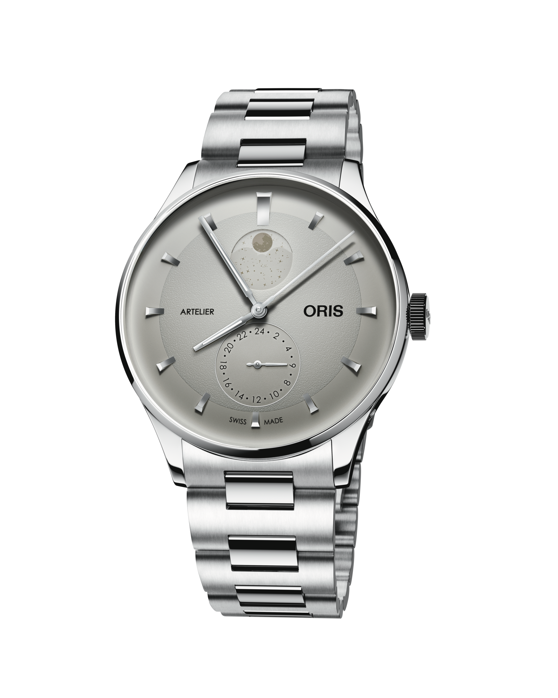 Oris Artelier Complication REF#782 7811 4051 (White Dial / 39.5mm)