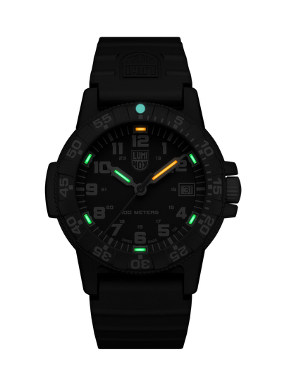 Leatherback SEA Turtle, 39MM - Black Dial
