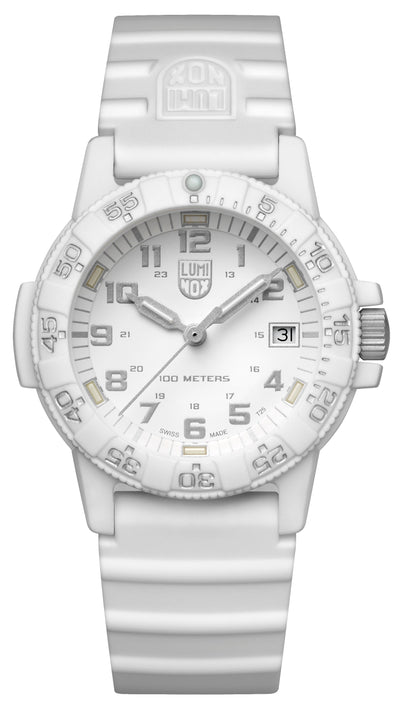 Leatherback SEA Turtle, 39MM - White Dial