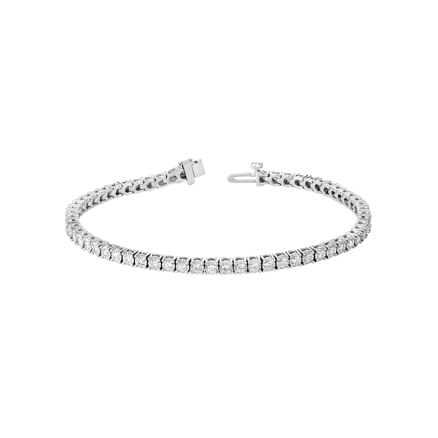 Macy's diamond illusion tennis bracelet on sale