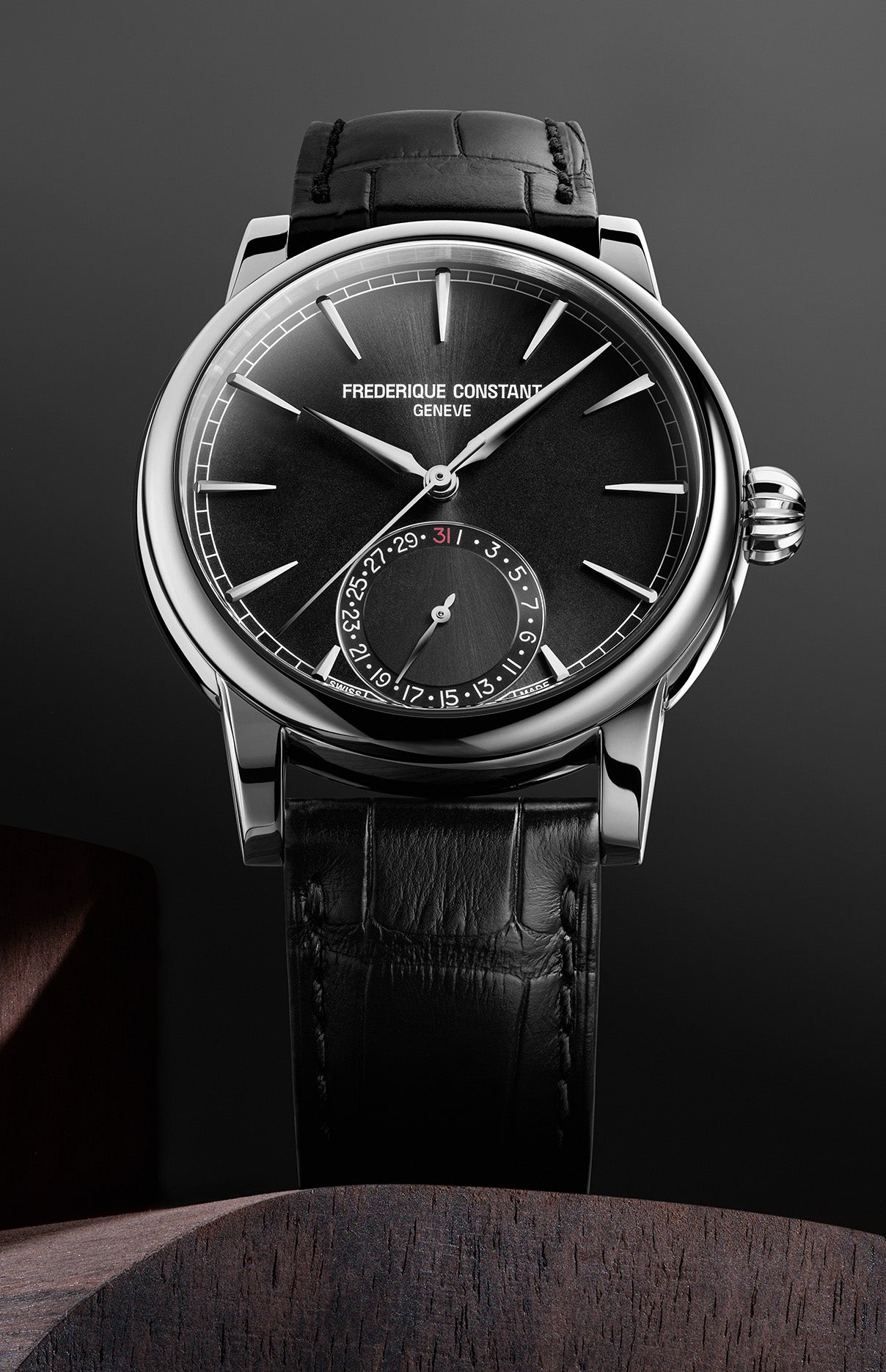 Frederique Constant Manufacture Classic Date Automatic (Black Dial / 40mm)