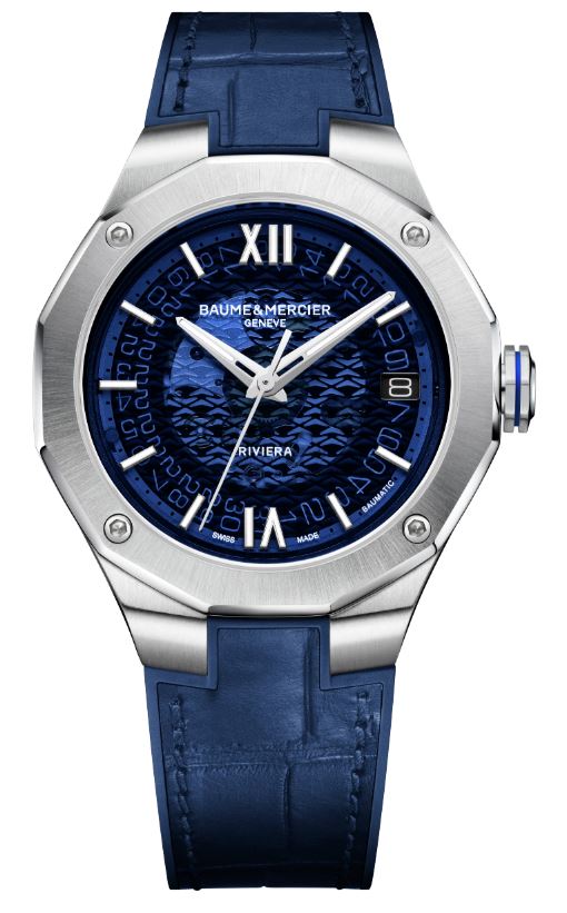 Baume Et Mercier Riviera Baumatic Automatic Blue Dial 39mm