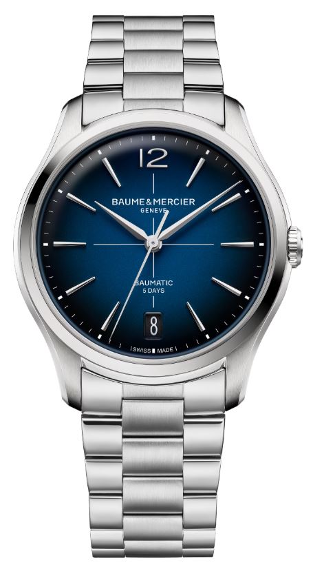 Baume Et Mercier Clifton Baumatic Automatic (Blue Dial / 39mm)