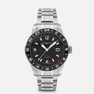 Montblanc 1858 GMT Automatic Date (Black Dial / 42mm)