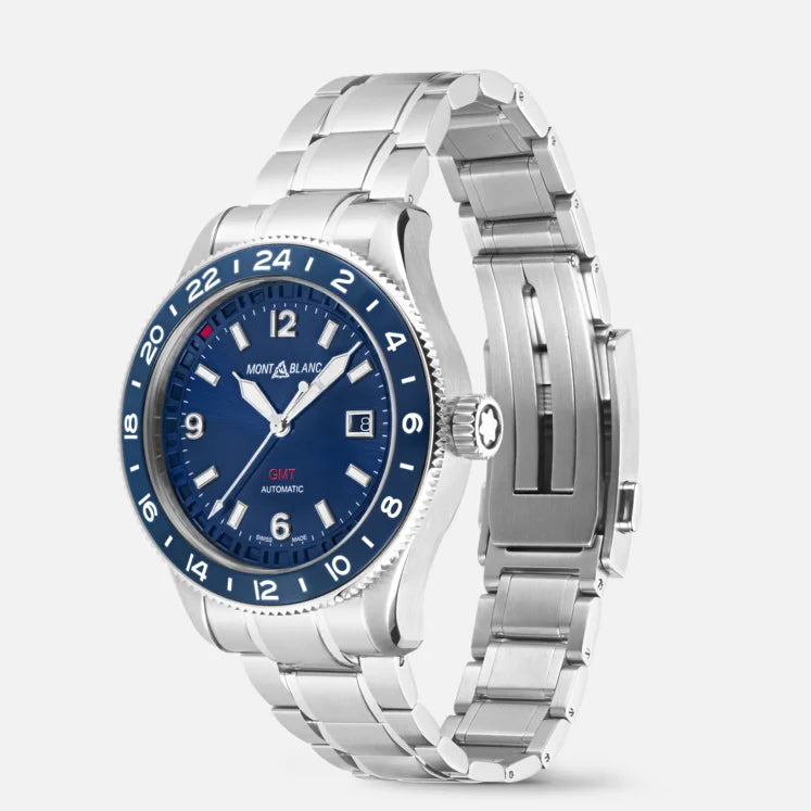Montblanc 1858 GMT Automatic Date (Cadran bleu / 42mm)