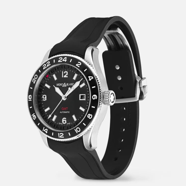 Montblanc 1858 GMT Automatic Date (Black Dial / 42mm)