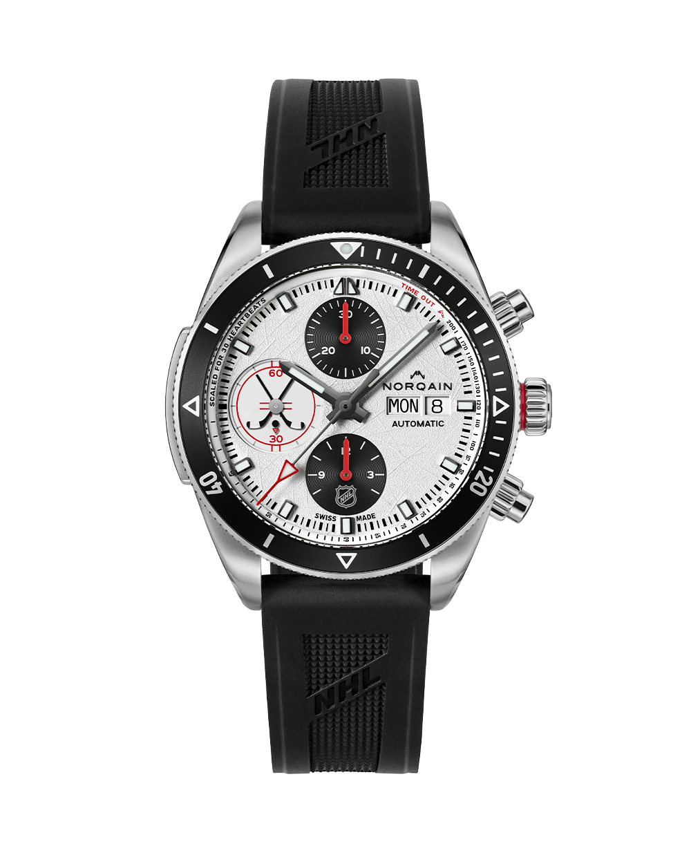 Norqain Adventure Chrono NHL Limited Edition Auto (White Dial