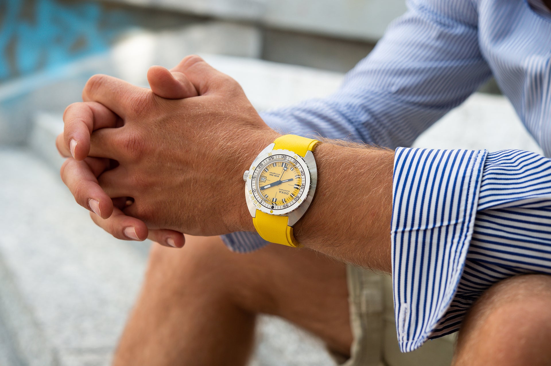 Doxa SUB 300 Divingstar Automatic (Yellow Dial / 42.5mm)