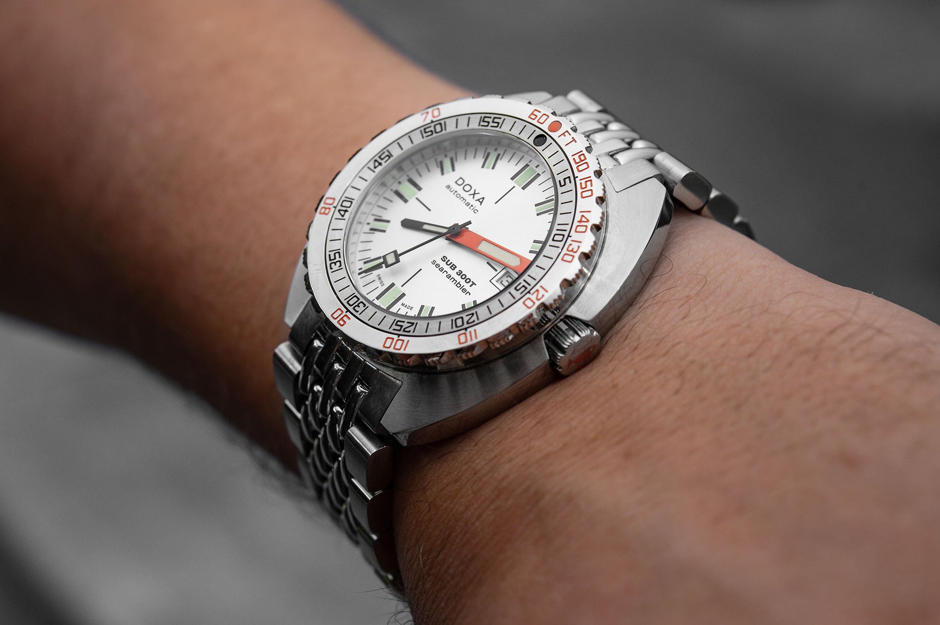 Doxa SUB 300T Searambler Automatic (Silver Dial / 42.5mm)