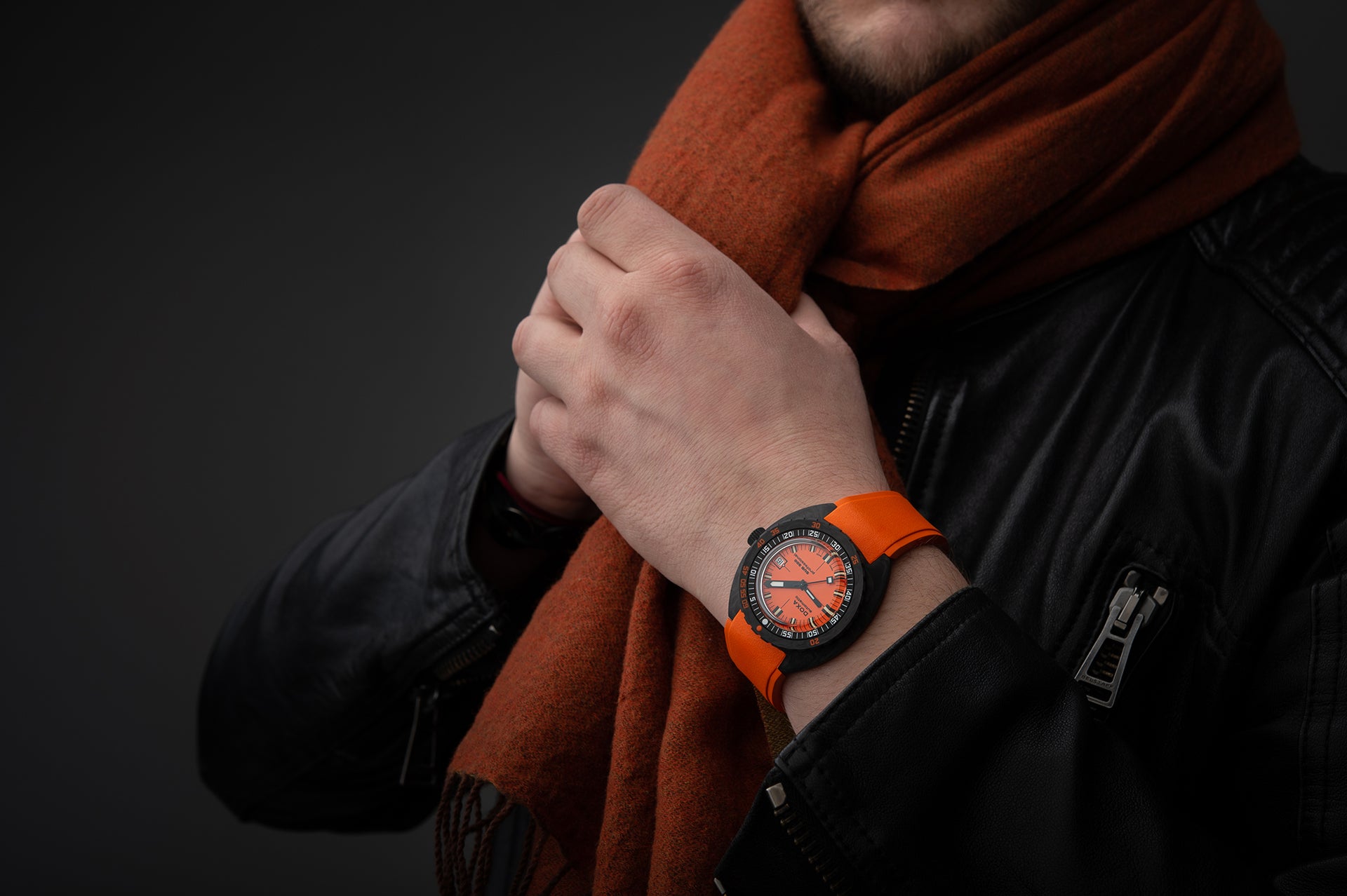 Doxa SUB 300 Carbon Professional Automatic (Orange Dial / 42.5mm)