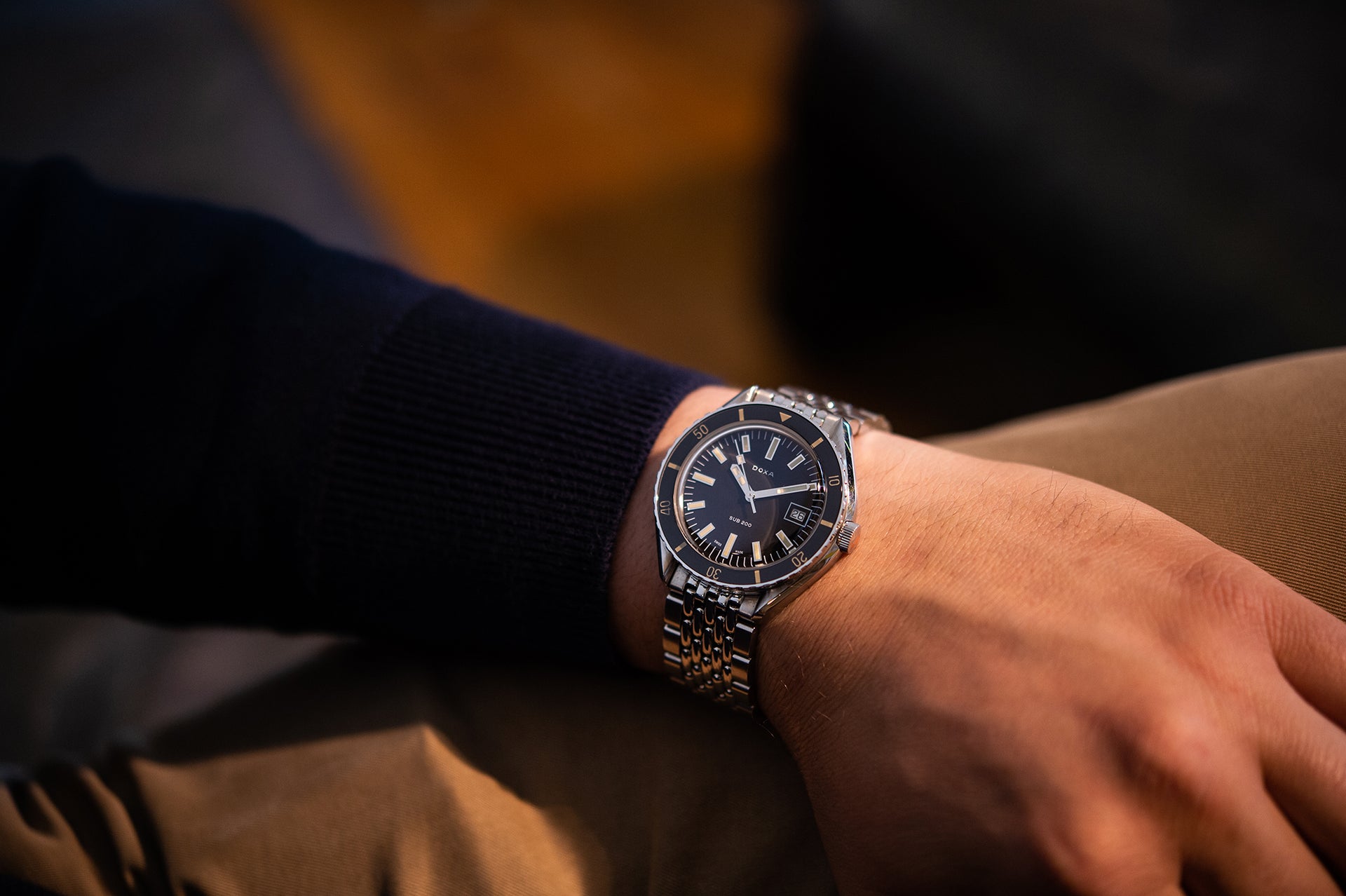 Doxa SUB 200 Sharkhunter Automatic (Black Dial / 42mm)