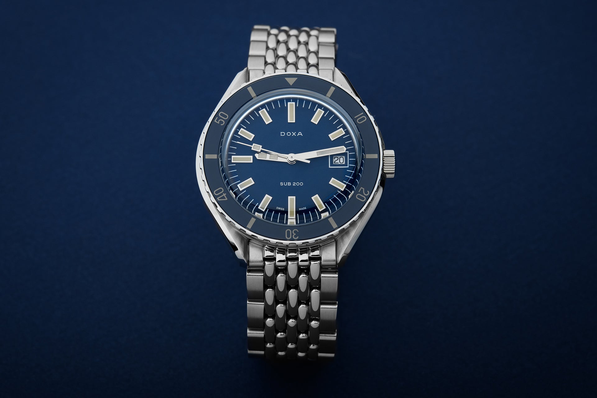 Doxa SUB 200 Caribbean Automatic (Blue Dial / 42mm)
