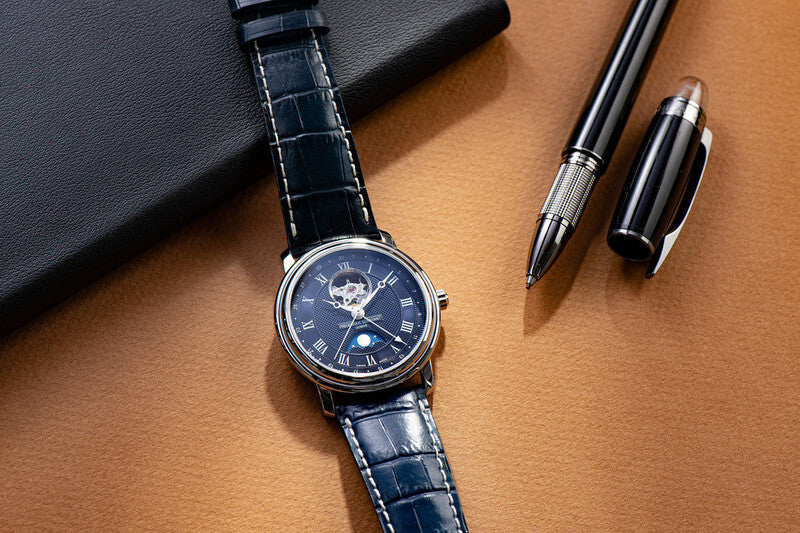 Frederique Constant Classics Heart Beat Moonphase Date Automatic (Blue Dial / 40mm)