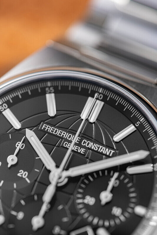Frederique Constant Highlife Chronographe Automatique (Cadran noir / 41mm)