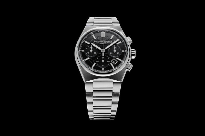 Frederique Constant Highlife Chronographe Automatique (Cadran noir / 41mm)
