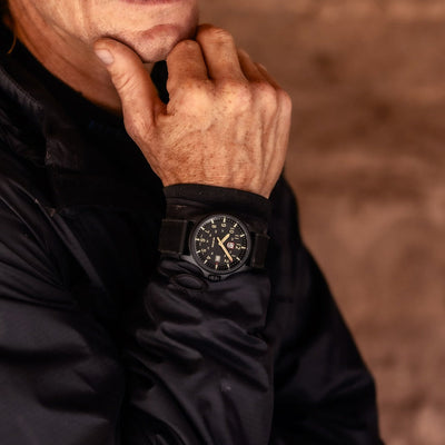 Atacama Field, 43MM - Black/Sand Dial