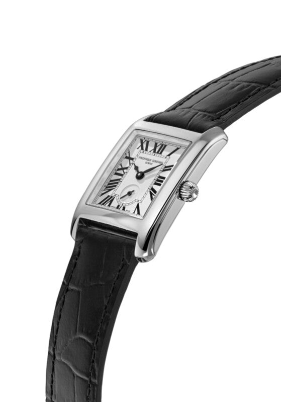 Frederique Constant Classics Carrée Quartz (Silver Dial / 36mm x 25mm)