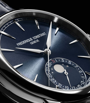 Frederique Constant Manufacture Classics Moonphase Date Automatic (Blue Dial / 40mm)