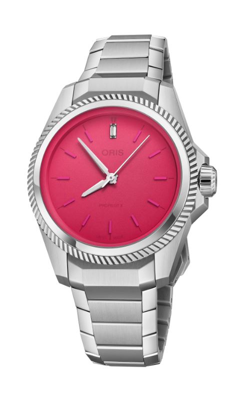 Oris ProPilot X Miss Piggy Edition REF#53177964158-0781705LC (Pink Dial / 34mm)