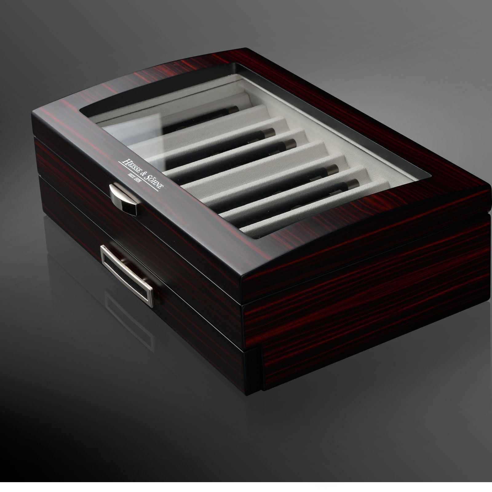 Heisse & Söhne Nevada 20 Pencil Wood Storage Case