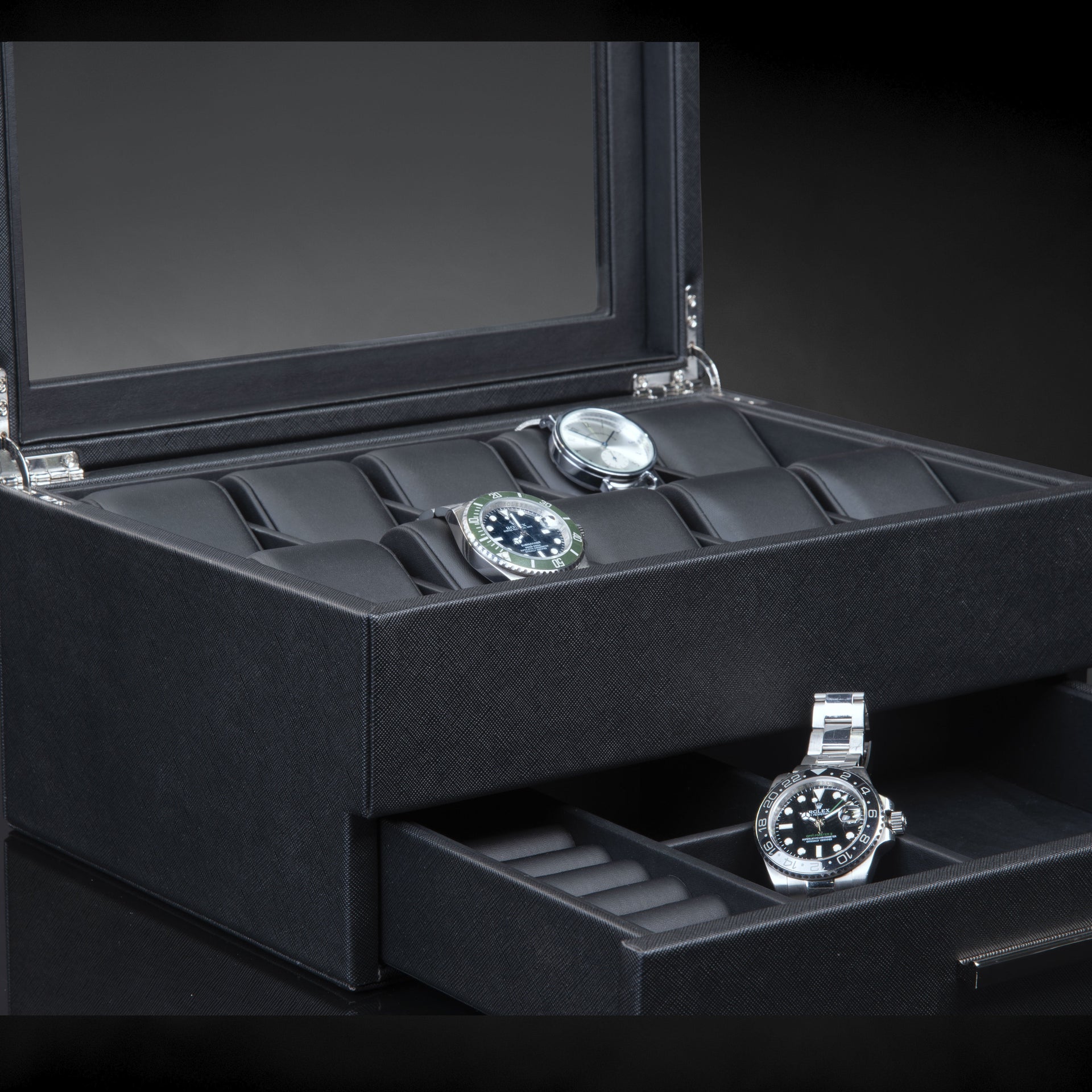 Heisse & Söhne Heron 10+ Watches Black Case