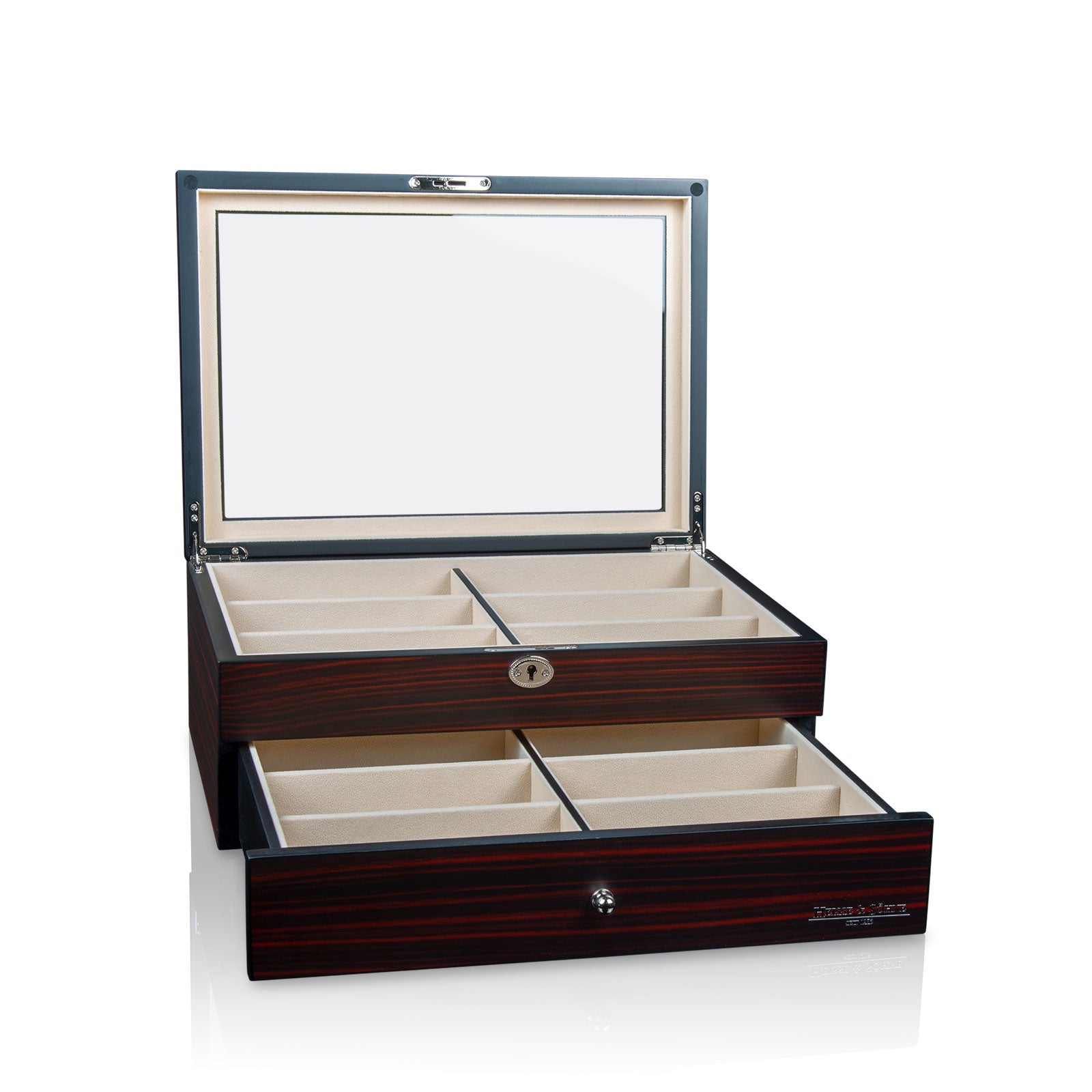 Heisse & Söhne Sylt 12 Glasses Wood Case
