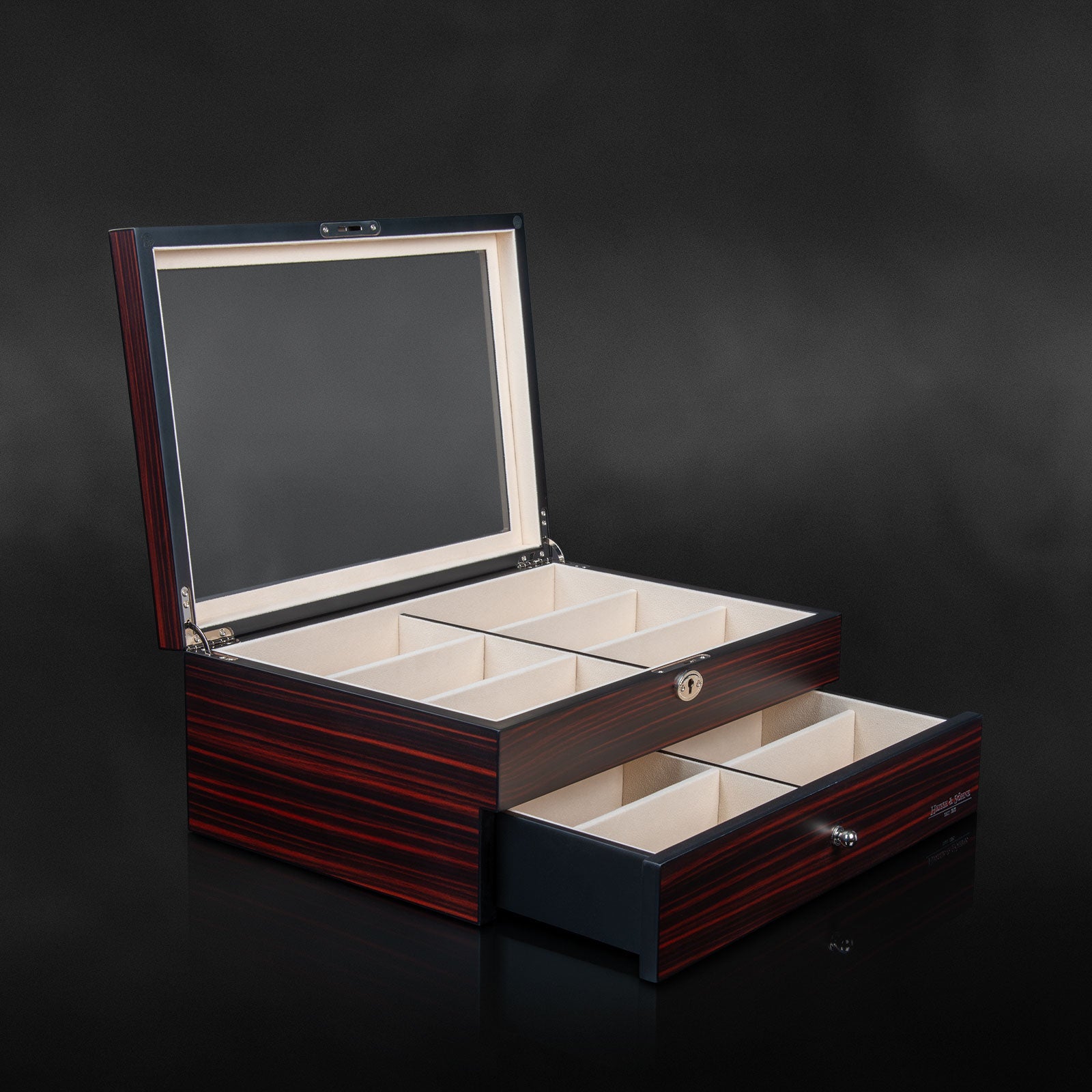 Heisse & Söhne Sylt 12 Glasses Wood Case