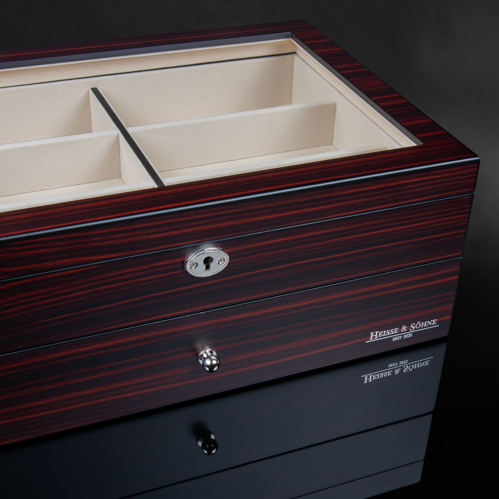 Heisse & Söhne Sylt 12 Glasses Wood Case