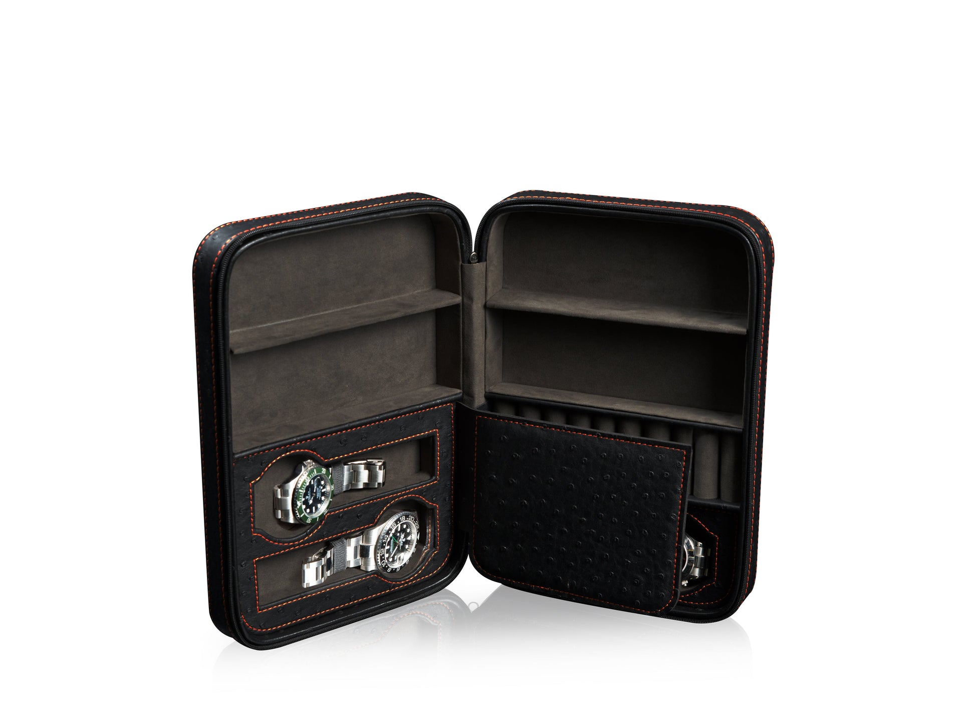 Heisse & Söhne Travel Case Black & Orange