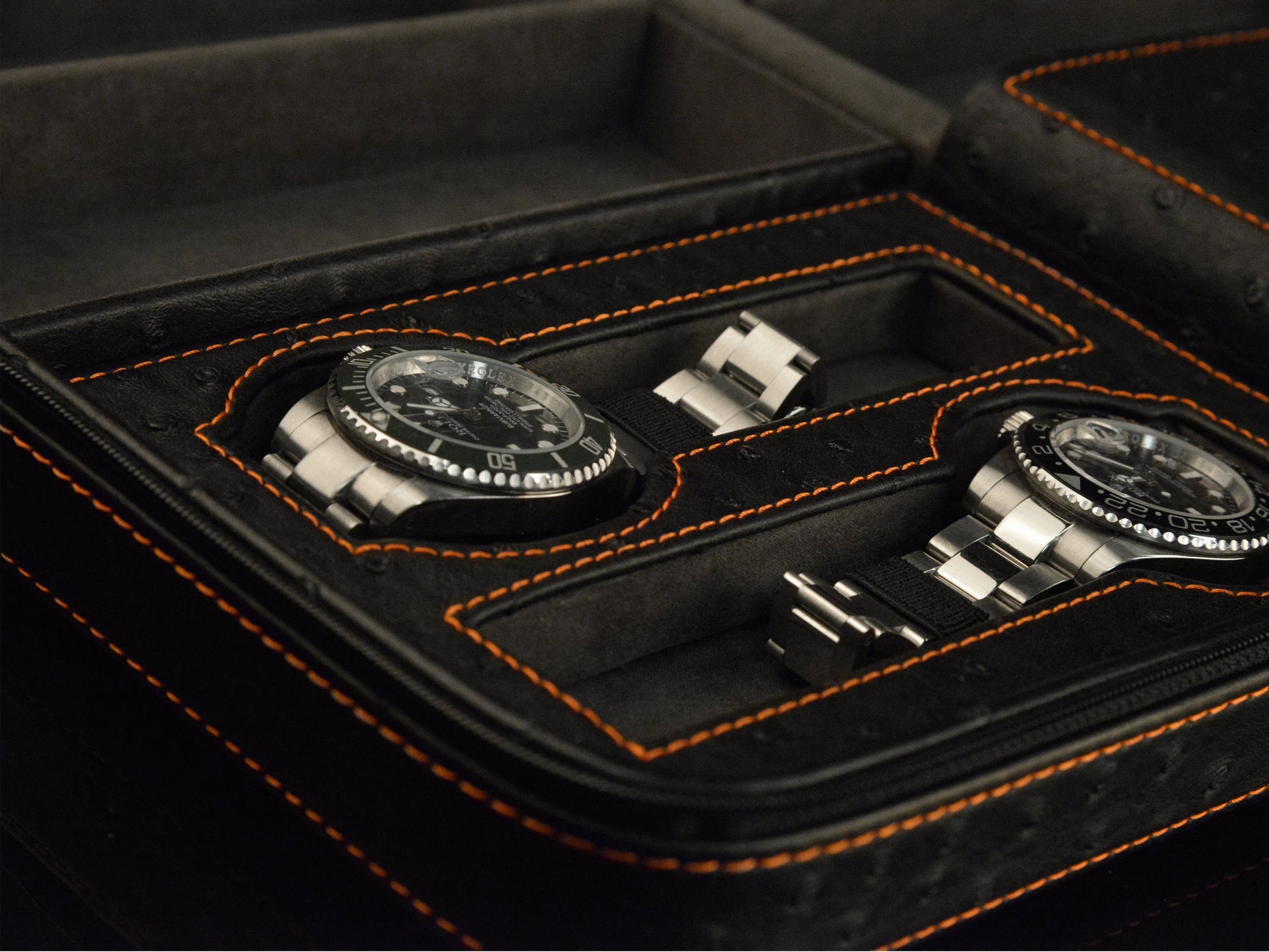 Heisse & Söhne Travel Case Black & Orange