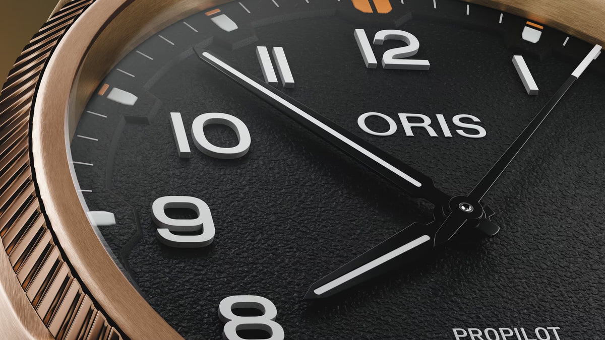 Oris ProPilot Bronze Automatic REF#73378053164-0762022BRLC (Black Dial / 41mm)