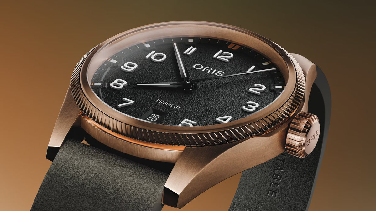 Oris ProPilot Bronze Automatic REF#73378053164-0762022BRLC (Black Dial / 41mm)