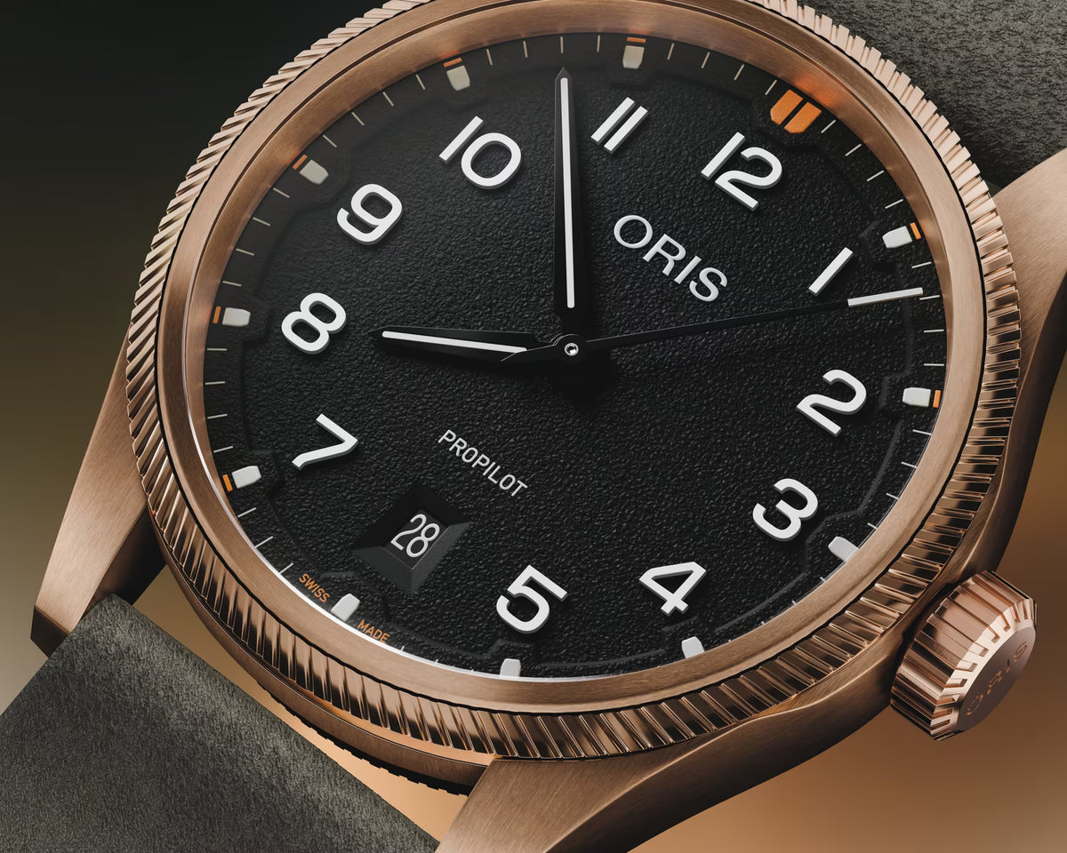 Oris ProPilot Bronze Automatic REF#73378053164-0762022BRLC (Black Dial / 41mm)